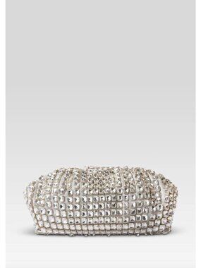 Retrofête Daphnis Crystal Bag Silver Womens Size OS